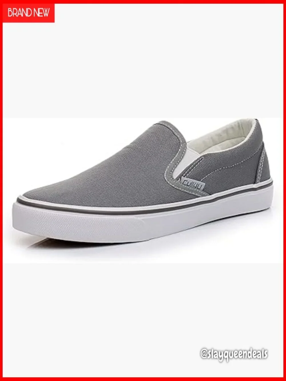 Women's Slip-On Sneakers with Memory Foam Insole, Athletic Casual Shoes